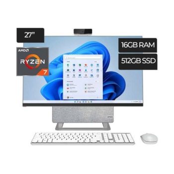LENOVO YOGA AIO 7 27ACH6 RYZEN 7 5800H 16GB 512GB 27 F0G7001MUS