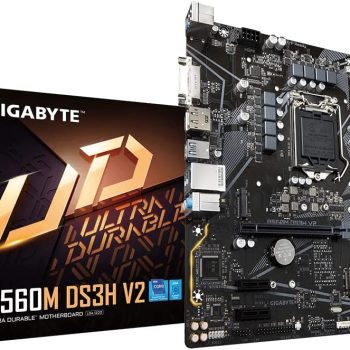 Gigabyte Tarjeta Madre ‎LGA1200 B560M DS3H V2