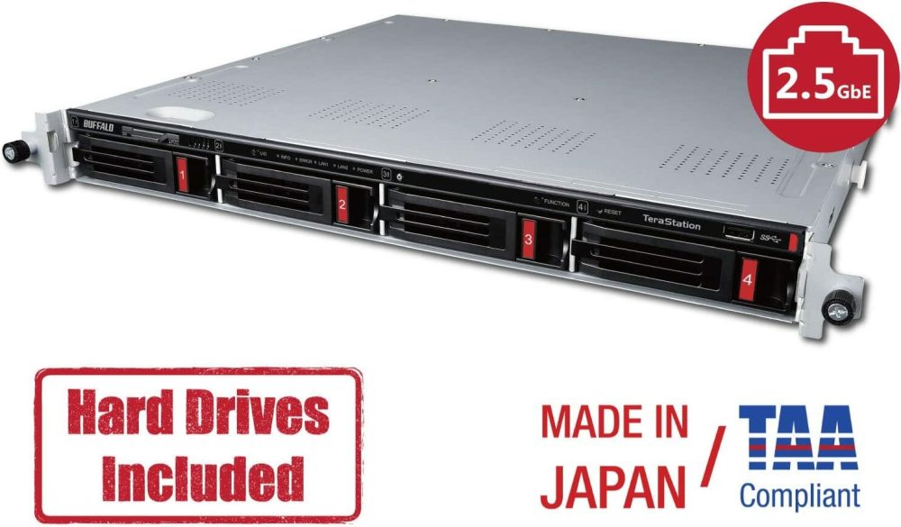 Buffalo TeraStation 3420RN NAS 16TB (4 x 4TB) TS3420RN1604