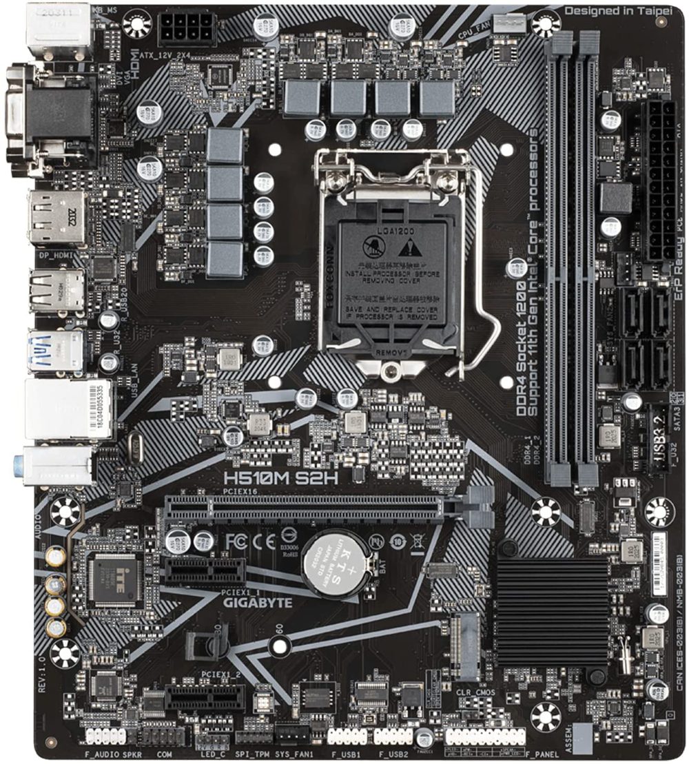 GIGABYTE H510M S2H LGA 1200 Intel H510 Motherboard H510M S2H - Imagen 4