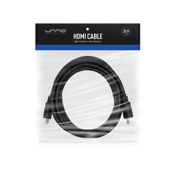 CABLE UNNO TEKNO CB4125BK HDMI &#8211; HDMI 7.5 MT NEGRO CB4125BK