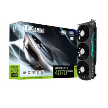 ZOTAC GEFORCE RTX 4070 SUPER TRINITY OC BLACK EDITION ZT-D40720J-10P