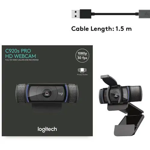 ¡Oferta! Logitech C920s HD Pro Webcam 960-001257 - Imagen 5