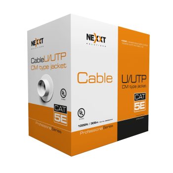 NEXXT CABLE UTP CAT. 5 305M 100% COBRE GRIS AB355NXT31