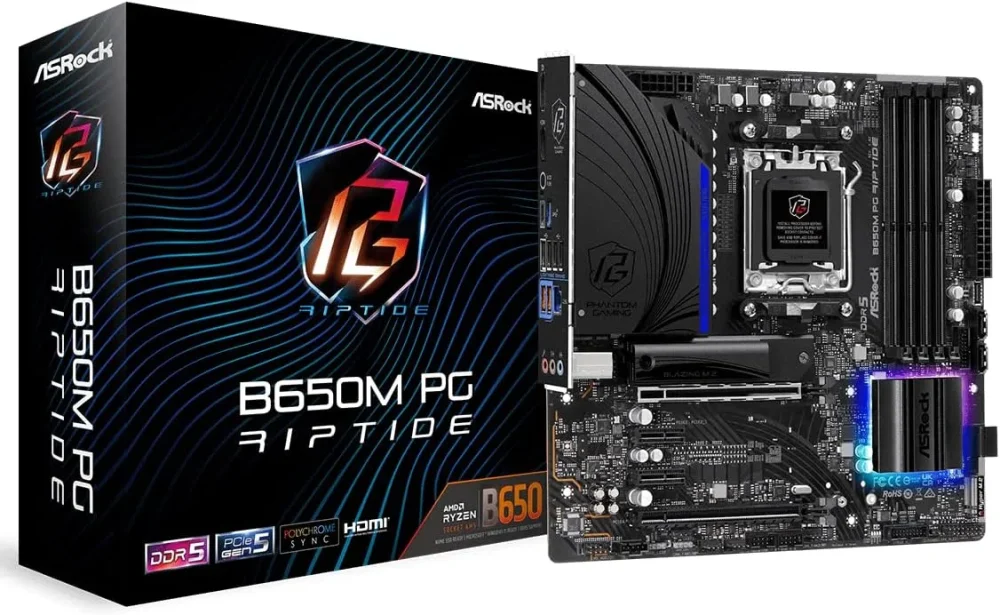 ¡Oferta! ASROCK B650M PG RIPTIDE WIFI AMD5 B650M PG RIPTIDE