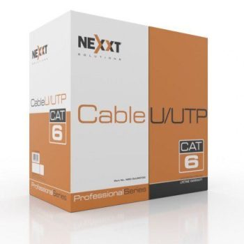 CABLE UTP NEXXT CAT 6 TRENZADO 4P 23AWG CMR AZUL 305M NGC‐3UURBT00