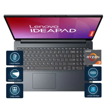 ¡Oferta! Lenovo IdeaPad 1 15AMN7 Ryzen 3 7320U 8GB 512GB 82VG003FGJ