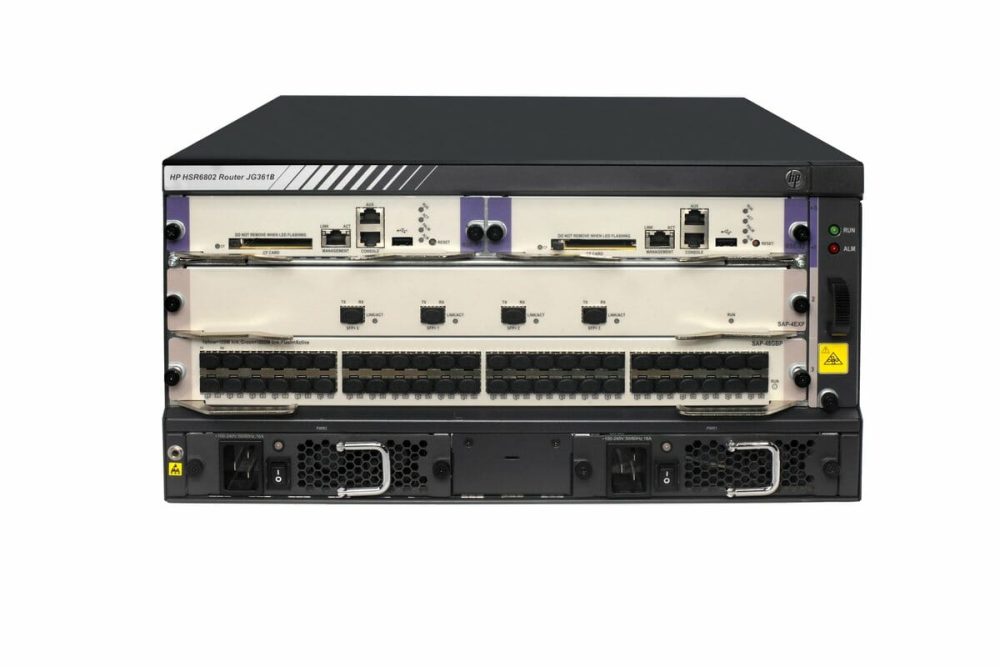 HPE FlexNetwork HSR6802 Router Chassis  JG361B