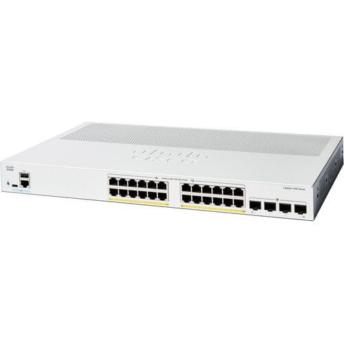 Cisco Catalyst C1200-24P-4G 24-Port Gigabit PoE+ Managed C1200-24P-4G Cisco Catalyst C1200-24P-4G 24-Port Gigabit PoE+ Managed C1200-24P-4G