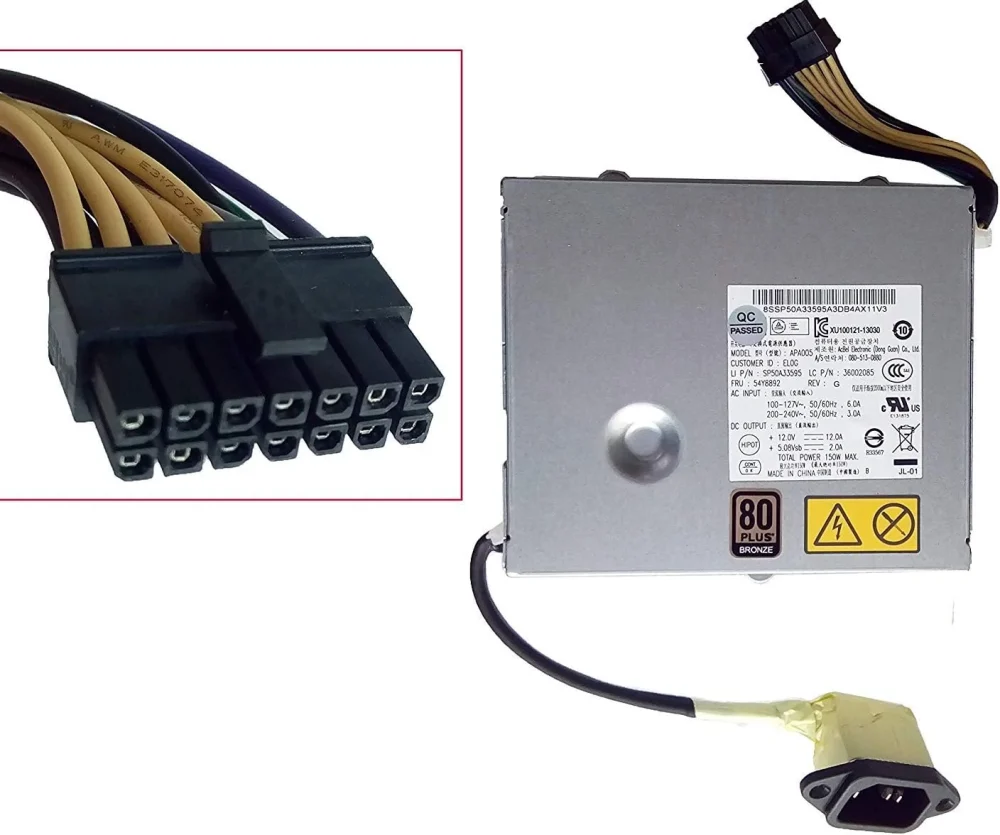 Lenovo ThinkCenter Fuente M71e M81 M91p M70 M80 M91 54Y8824