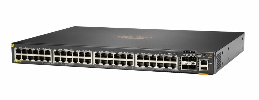 ¡Oferta! HPE Aruba 6300F 48-port 1GbE Class 4 PoE and 4-port SFP56 JL665A