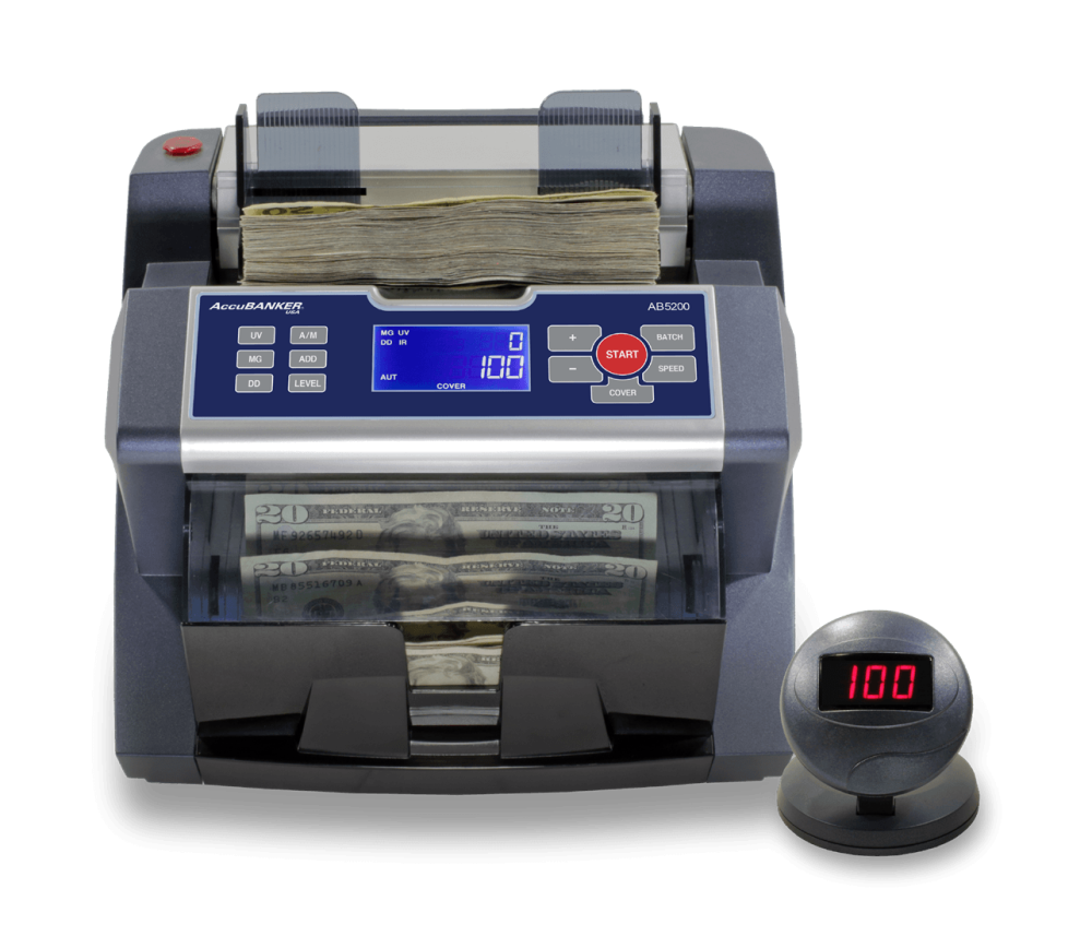 ¡Oferta! ACCUBANKER AB5200 CONTADORA DE BILLETES LCD UV-MG C AB5200