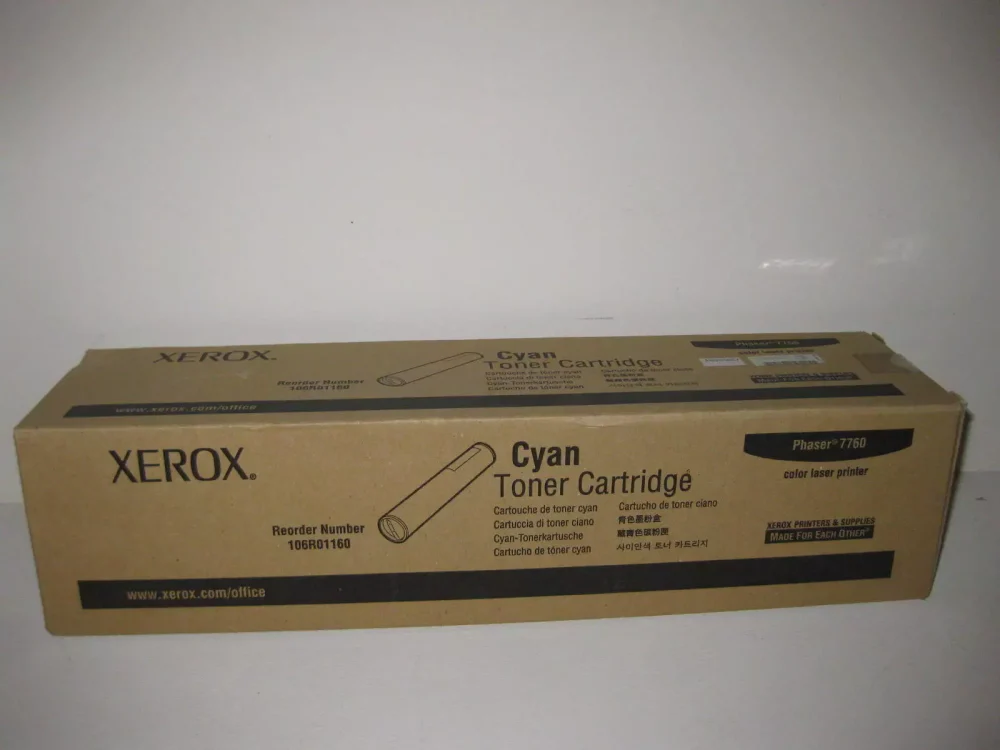 ¡Oferta! XEROX TONER CYAN PHASER 7760  25.000 PAG 106R1160