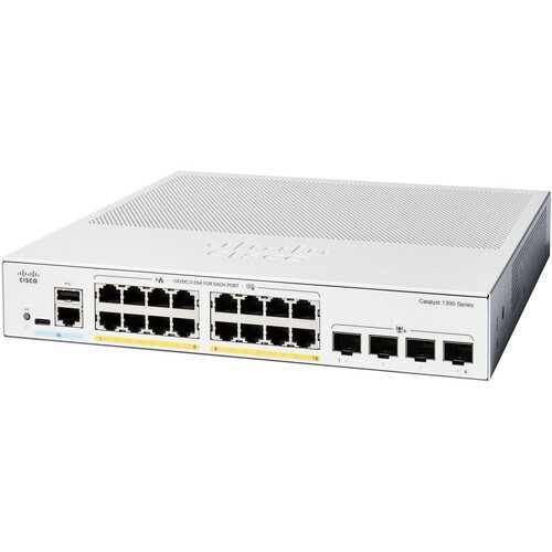 Cisco Catalyst C1300-16P-4X 16-Port Gigabit PoE+ C1300-16P-4X Cisco Catalyst C1300-16P-4X 16-Port Gigabit PoE+ C1300-16P-4X