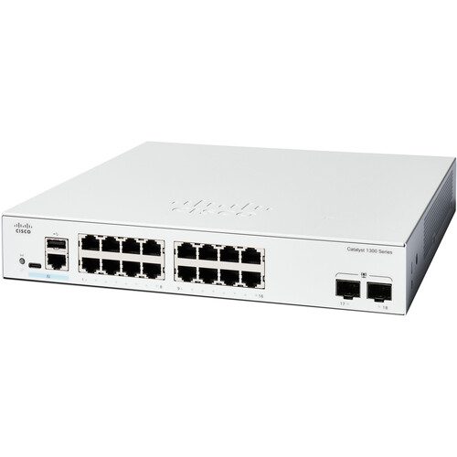 Cisco Catalyst C1300-16T-2G 16-Port Gigabit Managed C1300-16T-2G Cisco Catalyst C1300-16T-2G 16-Port Gigabit Managed C1300-16T-2G
