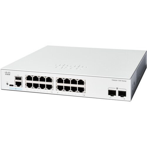 Cisco Catalyst C1200-16T-2G 16-Port Gigabit Managed C1200-16T-2G Cisco Catalyst C1200-16T-2G 16-Port Gigabit Managed C1200-16T-2G