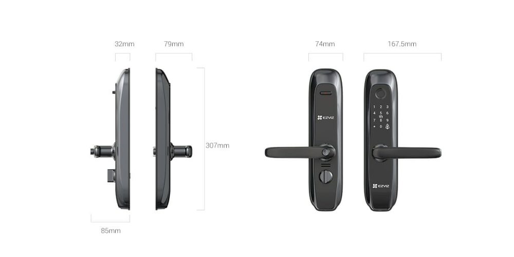 EZVIZ Cerradura Inteligente con Huella Dactilar CS-L2-11FCP - Imagen 2