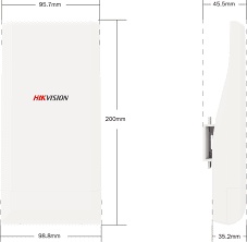 Hikvision Punto de Acceso PTP  PTMP 5 GHz DS-3WF02C-5N/O