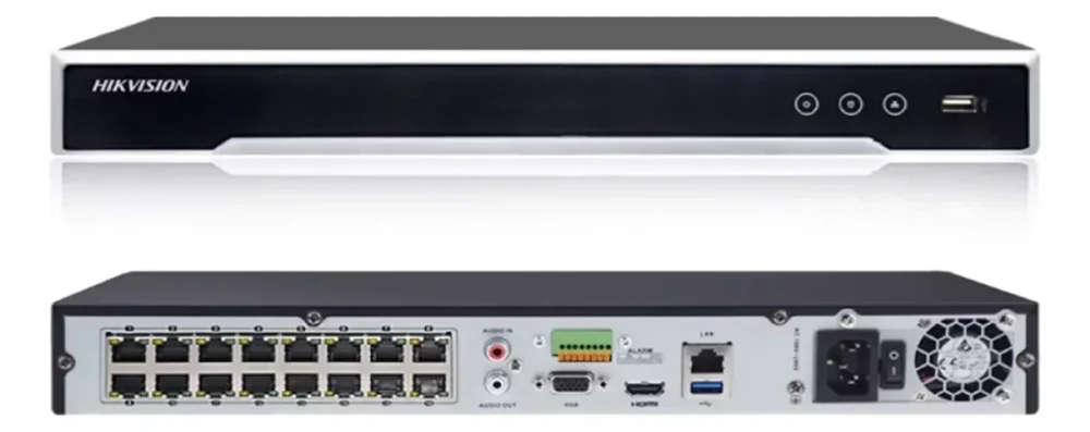 ¡Oferta! HIKVISION NVR 16 CANALES HASTA 8MP 4K DS-7616NXI-K2/16P