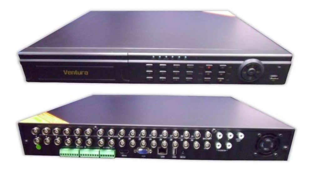 Dvr 32 Canales Ventura 960fps Rec H.264 Lan Ptz 4 VE32AS
