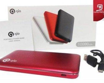 Power Bank Cargador Portátil 10000 mah Gio Gp0501b