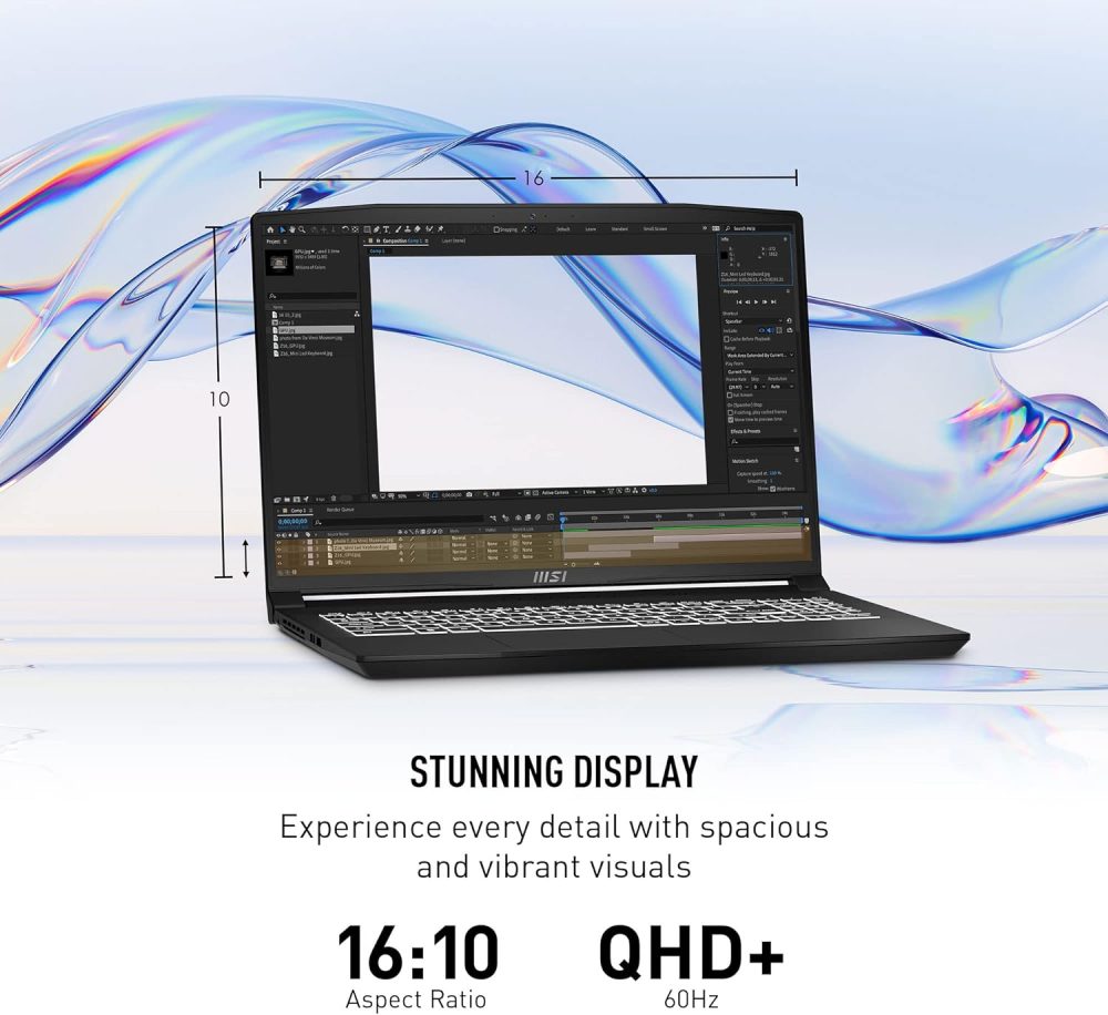MSI CREATOR I7 13620H 32GB 1TB RTX 4060 8GB B13VF-453US - Imagen 4