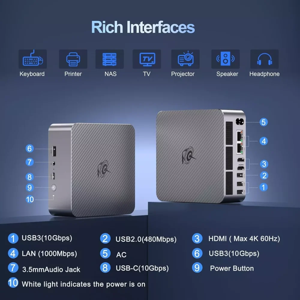 ¡Oferta! BEELINK MINI EQI12-LP I3-1220P 24GB 500GB BLEQI12LP1220P24G50