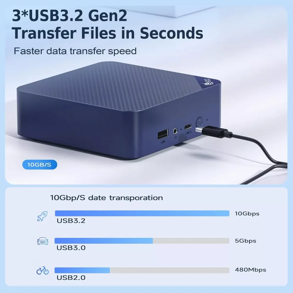 ¡Oferta! BEELINK MINI EQ14 N150 16GB 500G BLEQ14N15016G500G - Imagen 3